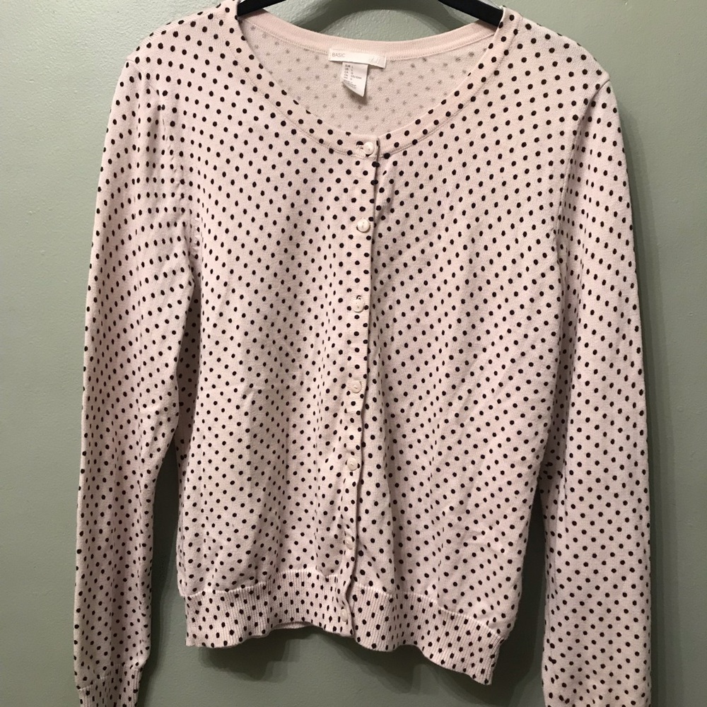 Polka dot cardigan